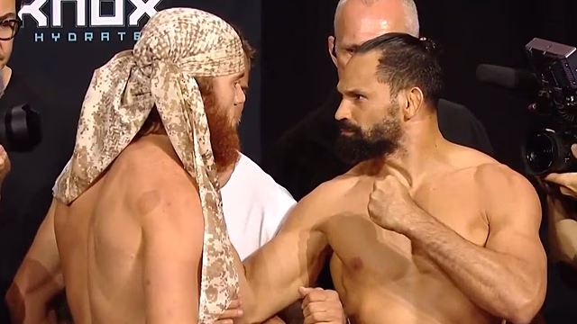 Шара Буллет и Мишель Перейра устроили стычку на битве взглядов UFC Baku