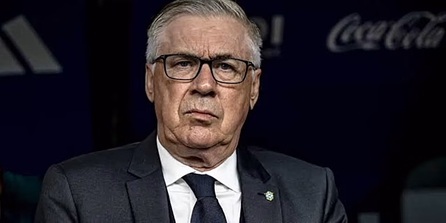 Анчелотти эмоционально отреагировал на неудачное жонглирование на тренировке